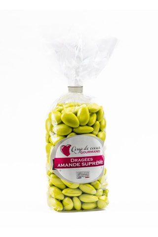 Dragée amande 40% - Vert anis - 500 g