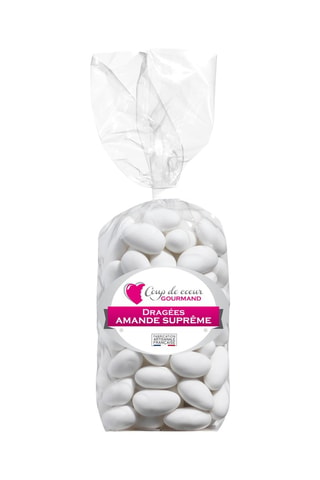 Dragée amande 40% - Blanc - 500 g