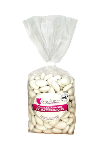 Dragée amande 28% - Blanc - 1 kg