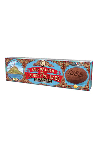 Les palets de la Mère Poulard - Tout chocolat - 8 biscuits