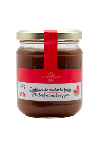 3 x Confiture de rhubarbe-fraise de la Mère Poulard - 220 g