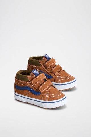 Baskets montantes en cuir SK8-Mid Reissue V Insulat - Camel