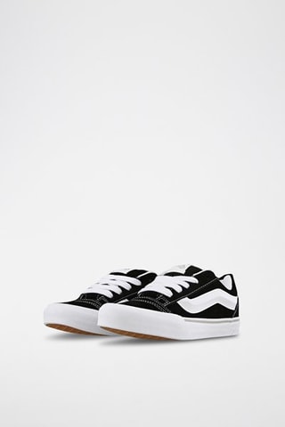 Baskets en nubuck Knu Skool - Noir et blanc