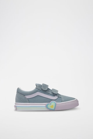 Baskets en nubuck - Ciel