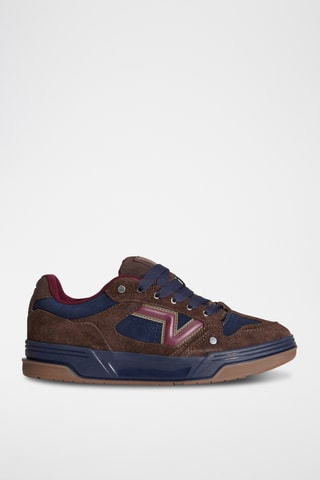 Baskets en cuir Upland - Marron foncé