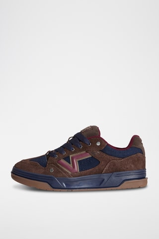 Baskets en cuir Upland - Marron foncé