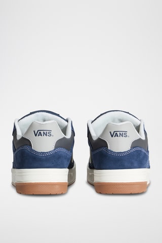 Baskets en cuir Upland - Bleu marine