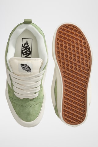 Baskets en cuir Knu Skool - Vert olive