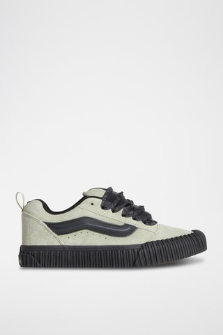 Baskets en cuir Knu Skool - Vert d’eau
