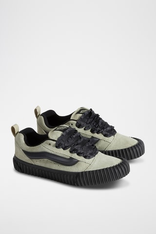 Baskets en cuir Knu Skool - Vert d’eau