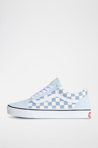 Baskets en cuir Old Skool - Bleu clair