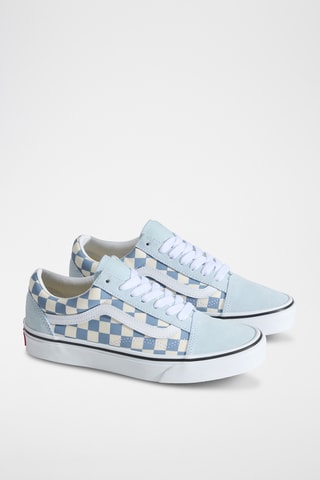 Baskets en cuir Old Skool - Bleu clair
