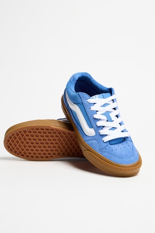 Baskets en nubuck Caldrone - Bleu cobalt