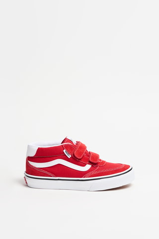 Baskets en nubuck Brooklyn Mid V - Rouge
