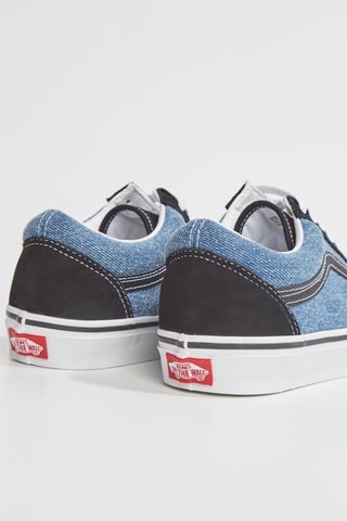Baskets en cuir Old Skool - Noir - Vans