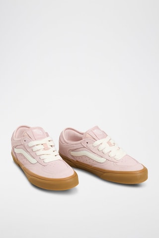 Baskets en cuir Rowley Classic - Rose poudré - Vans