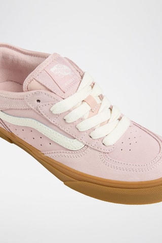 Baskets en cuir Rowley Classic - Rose poudré - Vans