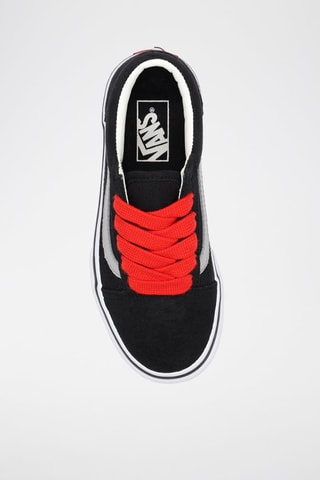 Baskets en cuir Old Skool - Noir - Vans