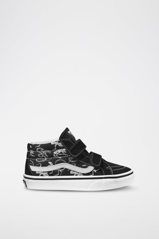 Baskets montantes en cuir Sk8-mid reissue V - Noir - Vans