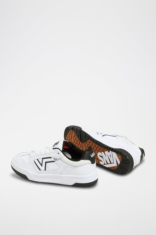 Baskets en cuir Upland - Blanc et noir - Vans