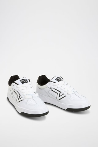 Baskets en cuir Upland - Blanc et noir - Vans