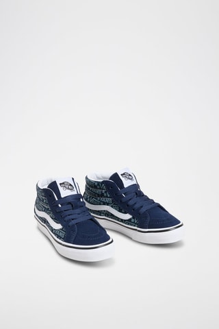 Baskets montantes en nubuck Sk8-Mid - Bleu - Vans