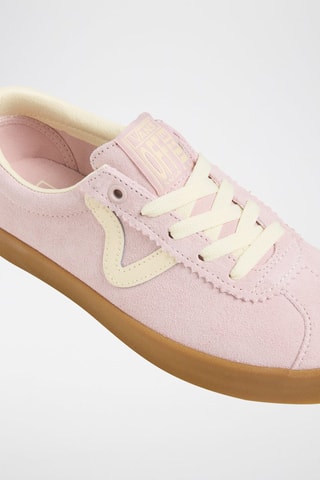 Baskets en cuir Sport Low - Rose poudré - Vans
