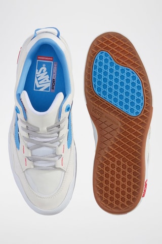 Baskets en nubuck et cuir Skate 2 Wayvee - Blanc - Vans