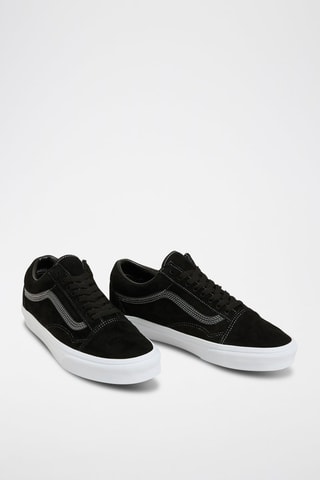 Baskets en cuir Old Skool - Noir - Vans