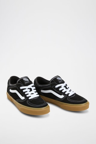 Baskets en cuir UA Rowley Classic - Noir et blanc - Vans