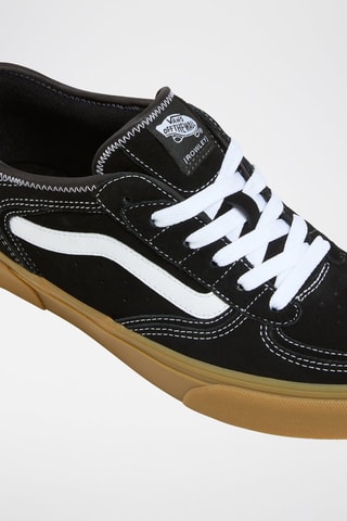 Baskets en cuir UA Rowley Classic - Noir et blanc - Vans