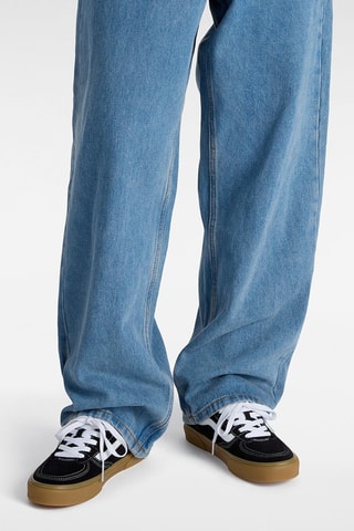 Baskets en cuir UA Rowley Classic - Noir et blanc - Vans
