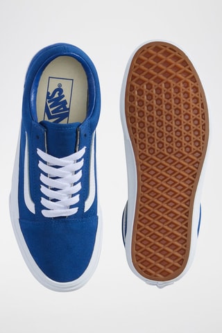 Baskets en cuir Old Skool - Bleu cobalt - Vans