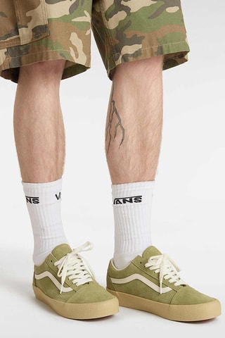 Baskets en nubuck Old Skool - Vert olive - Vans