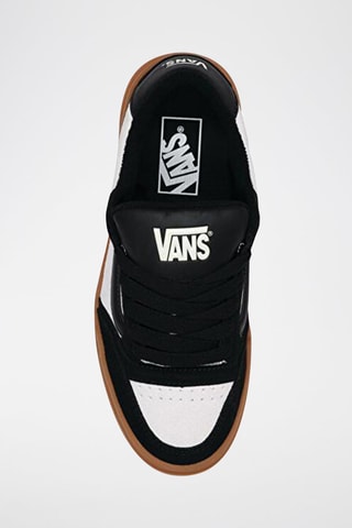 Baskets en nubuck et cuir Hylane - Noir et blanc - Vans
