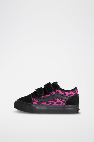 Baskets en cuir Old Skool V - Fuchsia - Vans