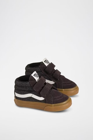 Baskets montantes en cuir SK8-Mid Reissue V - Noir - Vans