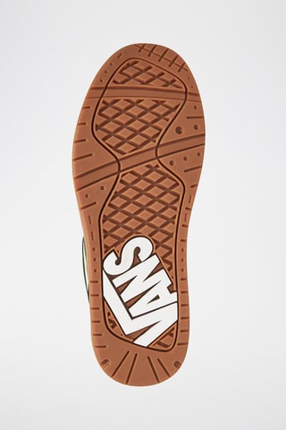 Baskets en nubuck Hylane - Noir et vert foncé - Vans