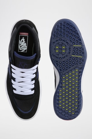 Chaussures de skate en cuir Rowan 2 - Noir - Vans