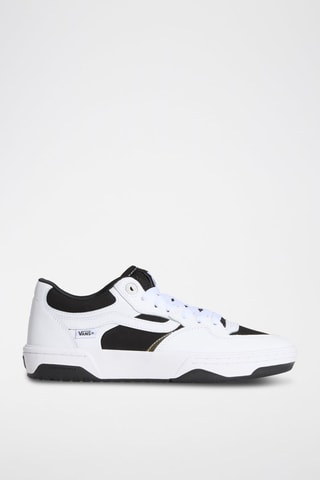 Chaussures de skate en cuir Rowan 2 - Blanc et noir - Vans