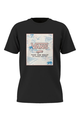 T-shirt Classic Print Box - Noir - Vans
