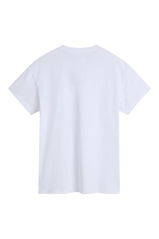 T-shirt oversize - Blanc et noir - Adidas - Vans