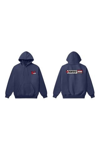 Sweat à capuche - Indigo