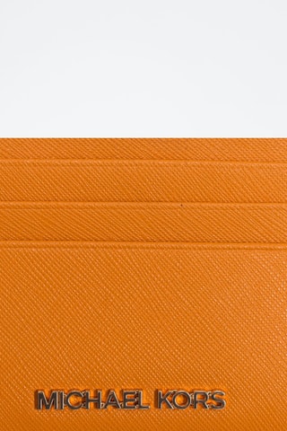 Leren Pasjeshouder - Oranje