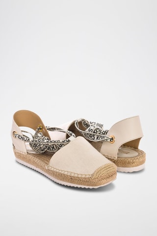 Espadrilles - Crèmekleurig 