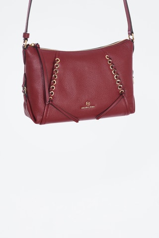 Leren Schoudertas - Rood Bordeauxrood