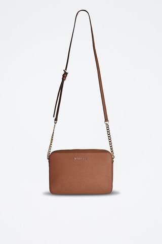 Leren Schoudertas - Camel