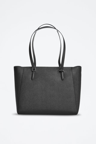 Shopper en 2 Clutches van Leer - Donkerbruin