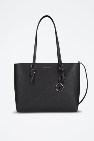 Shopper en 2 Clutches van Leer - Donkerbruin