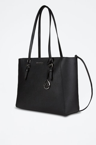 Shopper en 2 Clutches van Leer - Donkerbruin